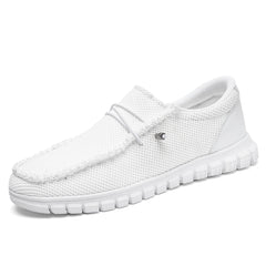 Men's Vintage Style Loafer Shoes Solid Slip On