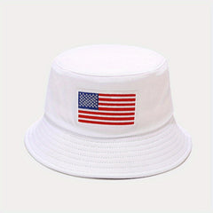 American Flag Bucket Hat Sun Visor