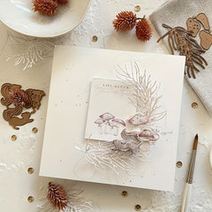 1pc Piggy Craft Metal Cutting Dies Christmas Needle Branch Scrapbook Paper