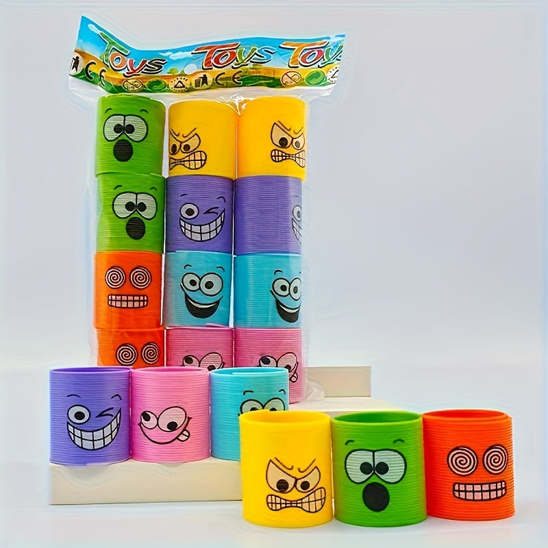 Funny Educational Mini Spring Coil Fidget Toys - 24pcs Bulk Party Favors