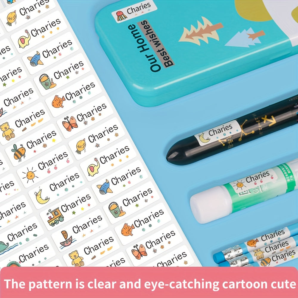 Customized Name Stickers - Waterproof, Anti-fouling, Durable