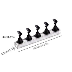 5 Colors Magnetic Nail Holder Stand Shelf for Nail Practice