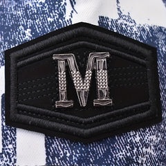 Graffiti Duck Tongue Cap Letter M Retro Baseball Cap