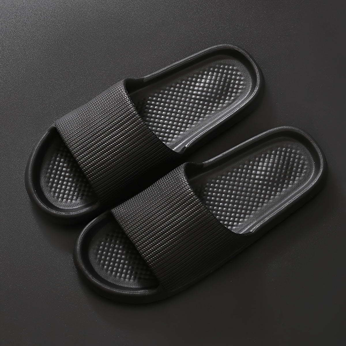 Men Slides Non Slip Open Toe Quick Dry Slippers Indoor Outdoor