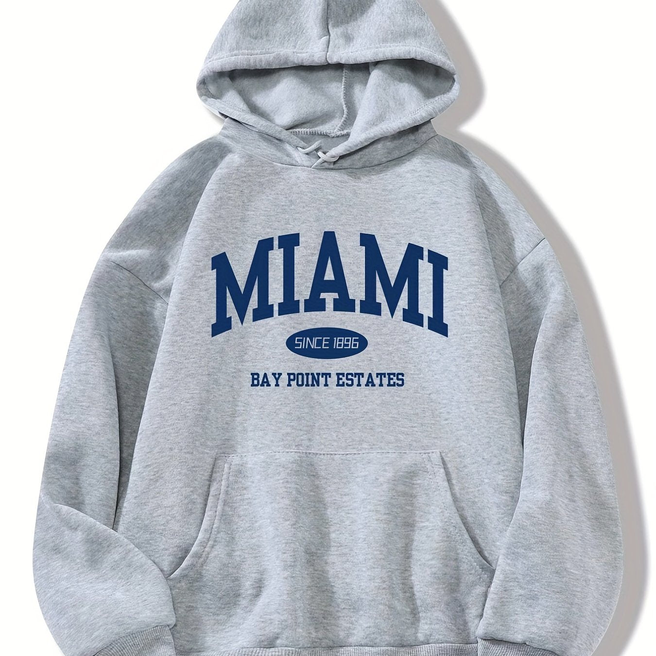 Kangaroo Pocket Hoodie Casual Long Sleeve Drawstring Hoodies Sweatshirt