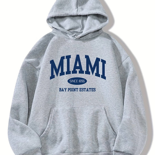 Kangaroo Pocket Hoodie Casual Long Sleeve Drawstring Hoodies Sweatshirt