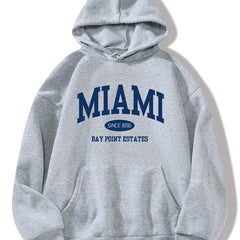 Kangaroo Pocket Hoodie Casual Long Sleeve Drawstring Hoodies Sweatshirt