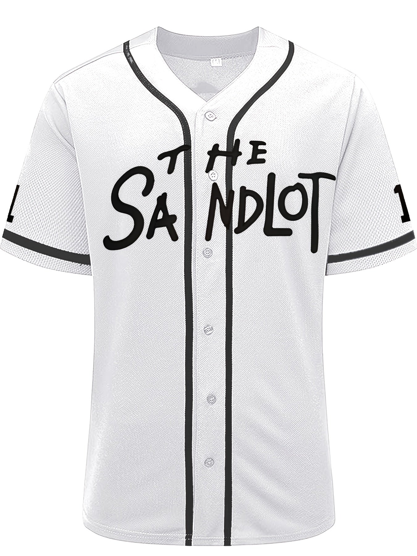 Men's 11 Retro Baseball Jersey Embroidery Butt