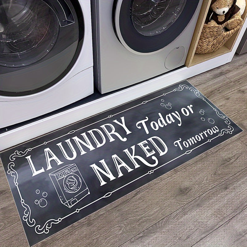 Farmhouse Laundry Room Runner Rug Non Slip Mat