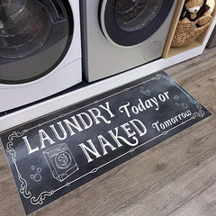 Farmhouse Laundry Room Runner Rug Non Slip Mat