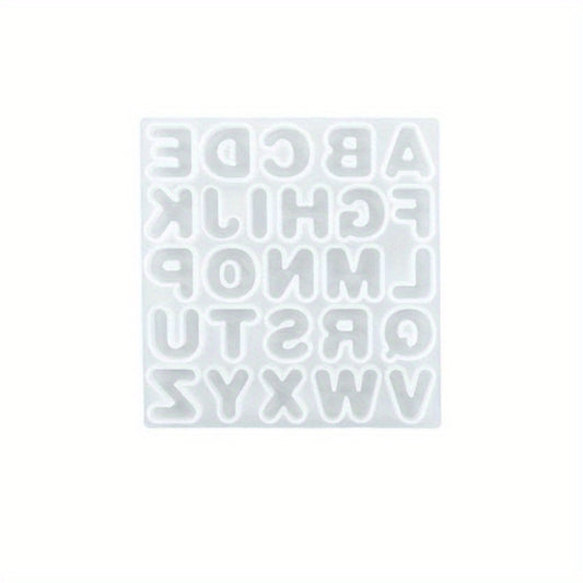 Resin Mold Letter Keychain Pendant Silicone Mould DIY Crafts