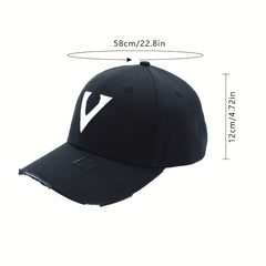 Ripped Baseball Cap Hip Hop Cotton Sun Hat Unisex Couple Dad Hats