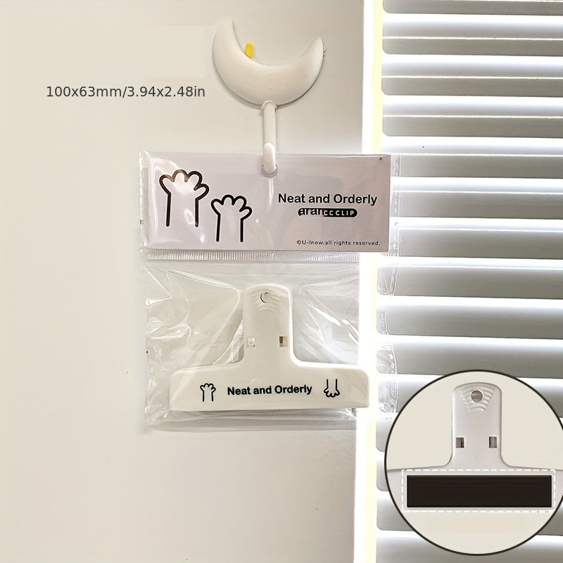 Creative Minimalism Magnet Office Journal Clip 4pcs