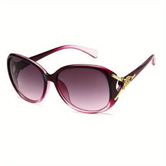 Large Oval Sunglasses For Women Fox Charm Gradient Glasses