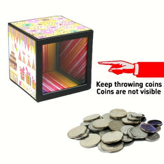 Magic Piggy Bank Disappearing Coin Trick Novelty Toy for Teens and Adults