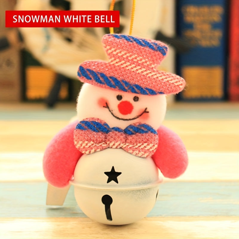 Christmas Tree Pendant Old Man Doll Bells Decoration