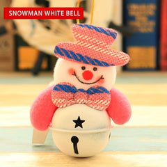 Christmas Tree Pendant Old Man Doll Bells Decoration