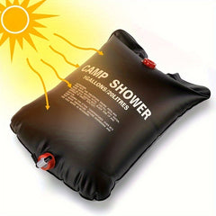 20L Portable Solar Shower Bag for Outdoor Camping & Travel