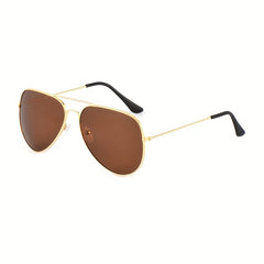 Retro Polarized Sunglasses UV Protection Aviator Glasses