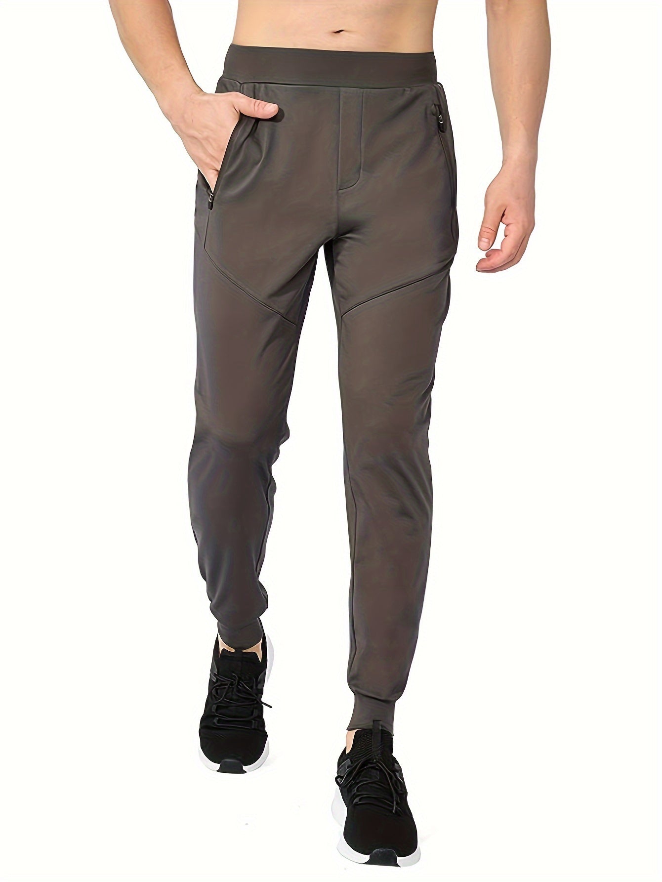 Men's Quick Dry Athletic Trousers, Lightweight Joggers for Gym Workout