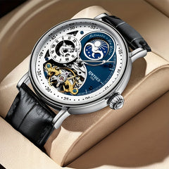 Men's Moon Phase Sports Watch Waterproof