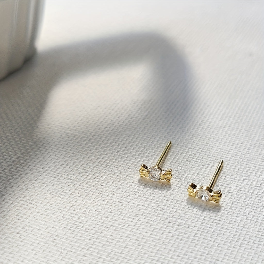 Rhinestone Candy Stud Earrings