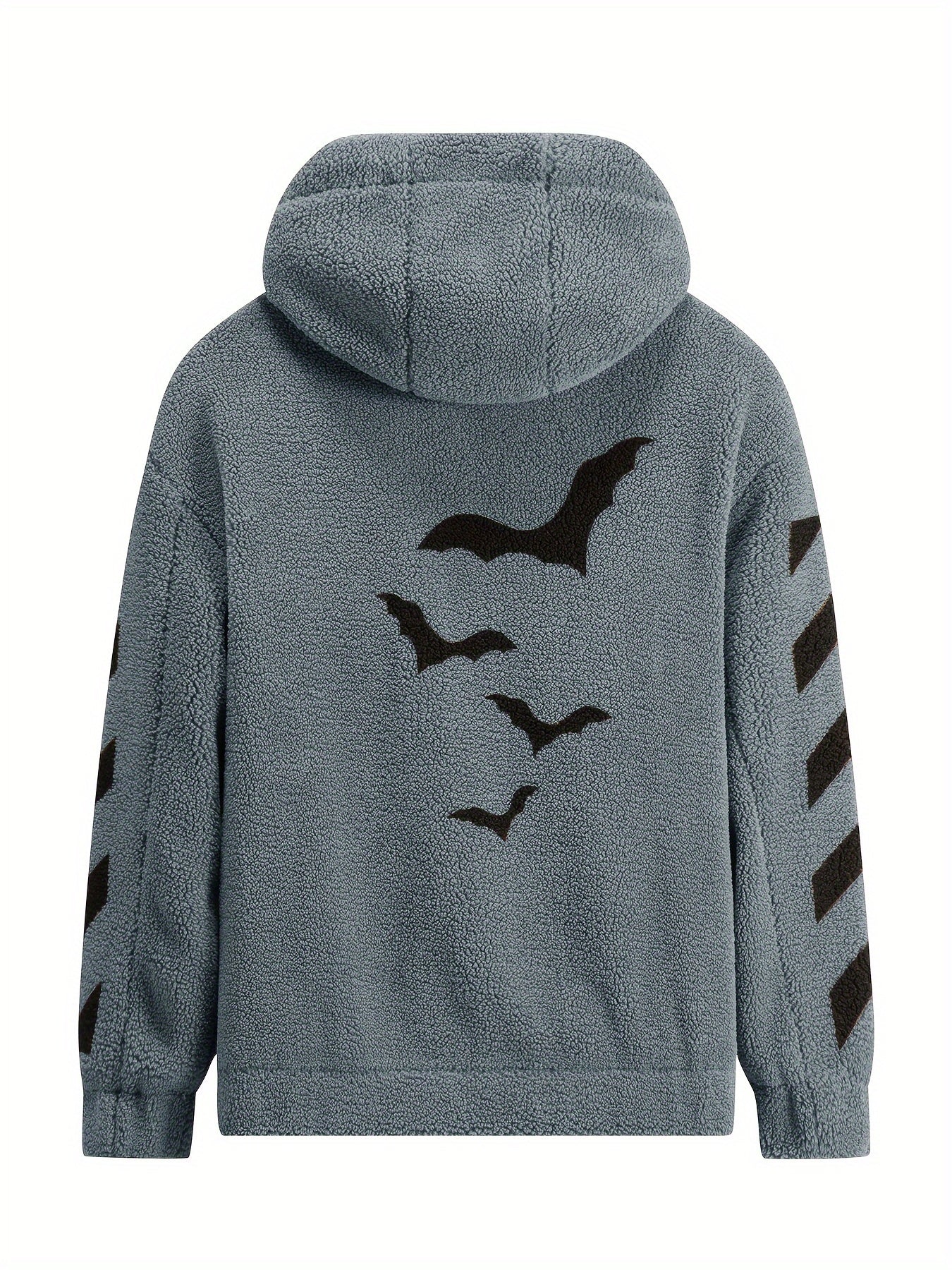 Hooded Fleece Thick Cardigan Jacket Coat