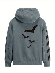 Hooded Fleece Thick Cardigan Jacket Coat