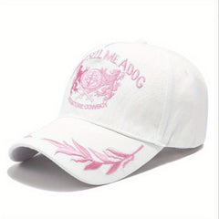 Men's Summer Grain Embroidery Baseball Cap Outdoor Sun Hat