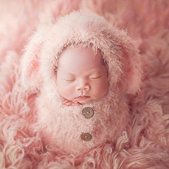 Soft Dog Sleeping Bag With Hat for Newborn Photography