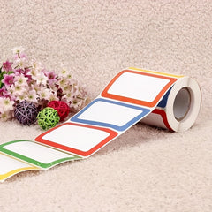 Colorful Name Sticker Home Storage Marker Label Self adhesive Stationery Sticker