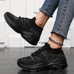 Mesh Lightweight Running Shoes Heighten Shock Absorption Sneakers