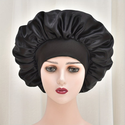 Wide Elastic Cap Hair Care Hat for Sleep