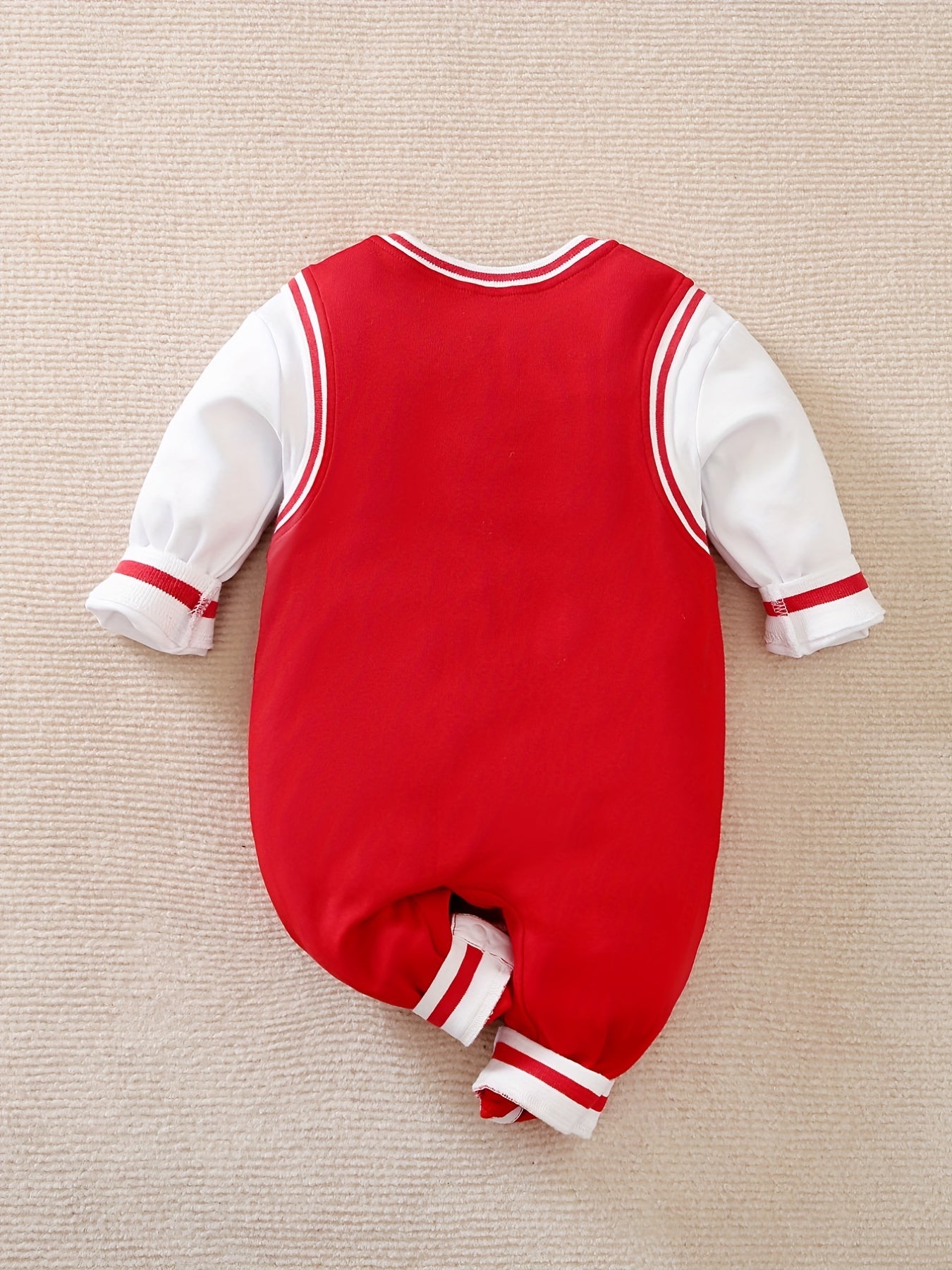 Basketball Style Infant Baby Romper Long Sleeve Cotton Newborn Bodysuit