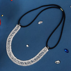Rhinestone Decor Hair Band Elastic Headband Wedding Hair Accessory