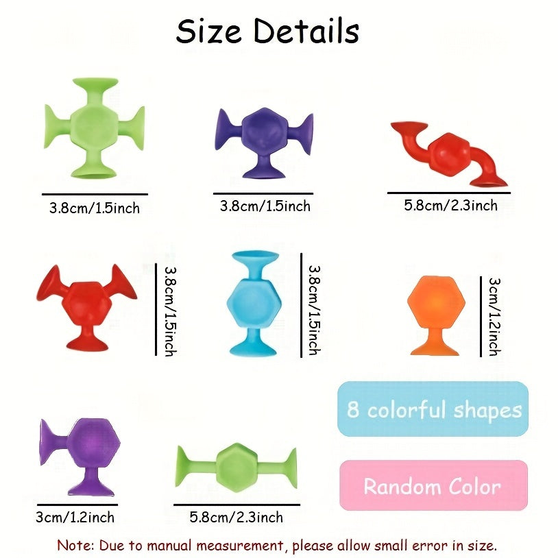 48pcs Suction Cup Building Blocks Educational Toys