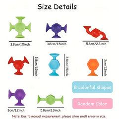 48pcs Suction Cup Building Blocks Educational Toys