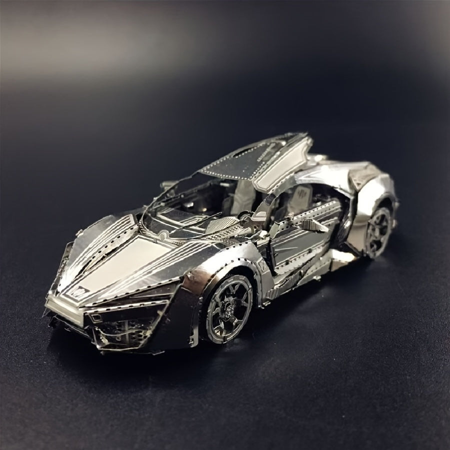 Metal Construction Toy Car Models 3D Puzzle Building Set