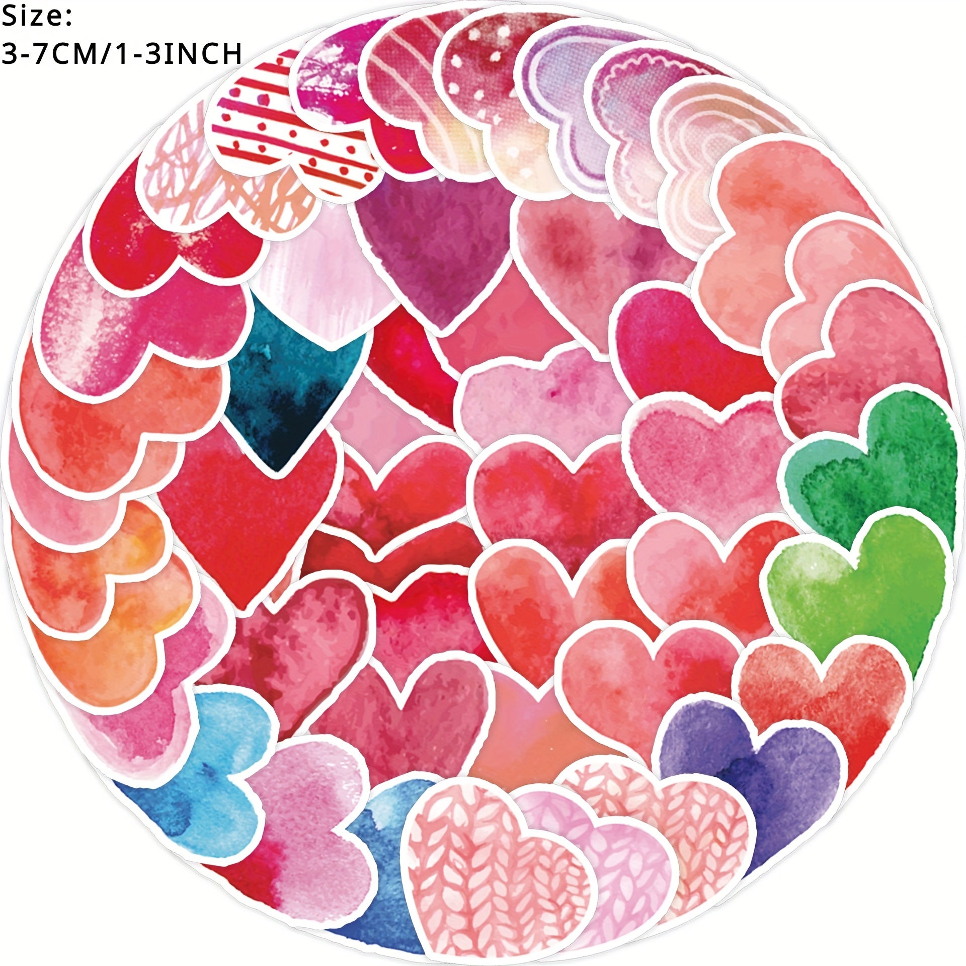 50pcs Love Series Graffiti Stickers Waterproof DIY Decoration Stickers