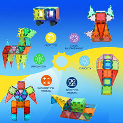86pcs Ceramic Tile Building Kids Toys 3D Block Building Set
