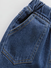 Boys Denim Jeans Cropped Pants Casual Spring Autumn Winter Kids Clothes