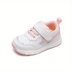 Baby Boys' Hook and Loop Sneakers Lightweight Non Slip Shoes