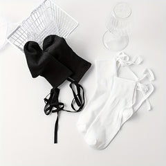 2 Pairs Comfy Solid All Match Women's Socks