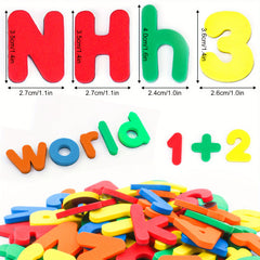 Educational Magnetic Alphabet Sticker Set for Kids