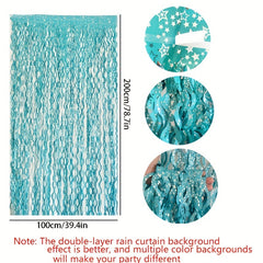 Wavy Stars Rain Curtain Wedding Decoration Supplies