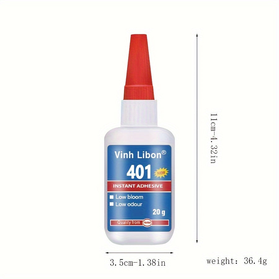 20g Strong Instant Glue Quick Drying for Leather Plastic Ceramics Glass Wood Sto