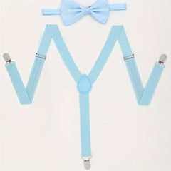 Men's Suspenders Bow Tie Set for Formal Occasions
