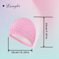 Waterproof PU Swimming Cap Oversized Outdoor Swimming Equipment