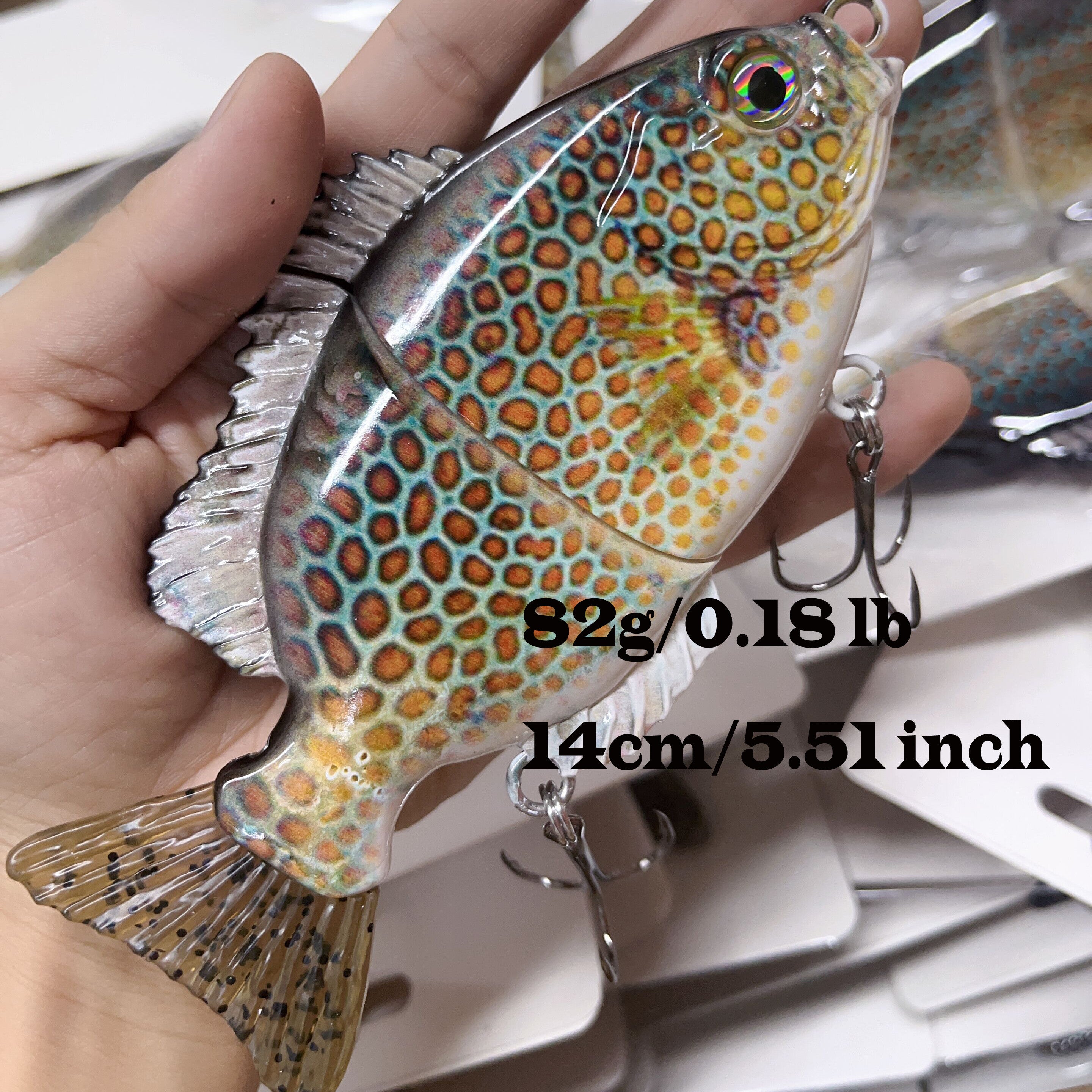 Lifelike Glide Bait Jointed Swimbait for Big Bass Fishing