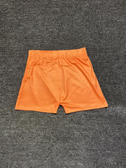 Letter Print Skinny Shorts Yoga Casual Summer Shorts Women's Clothing